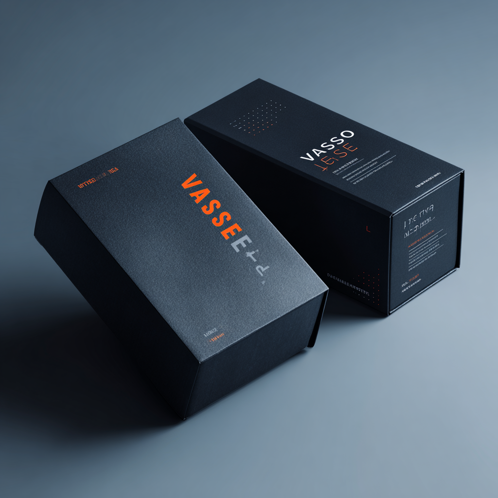 product package on neutral background